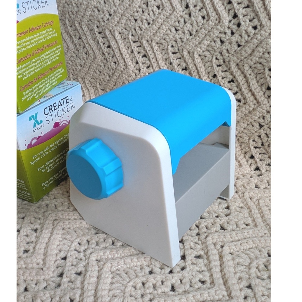 Xyron Create-A-Sticker Mini Machine with 2 Permanent Adhesive Refill Cartridges - Picture 6 of 6